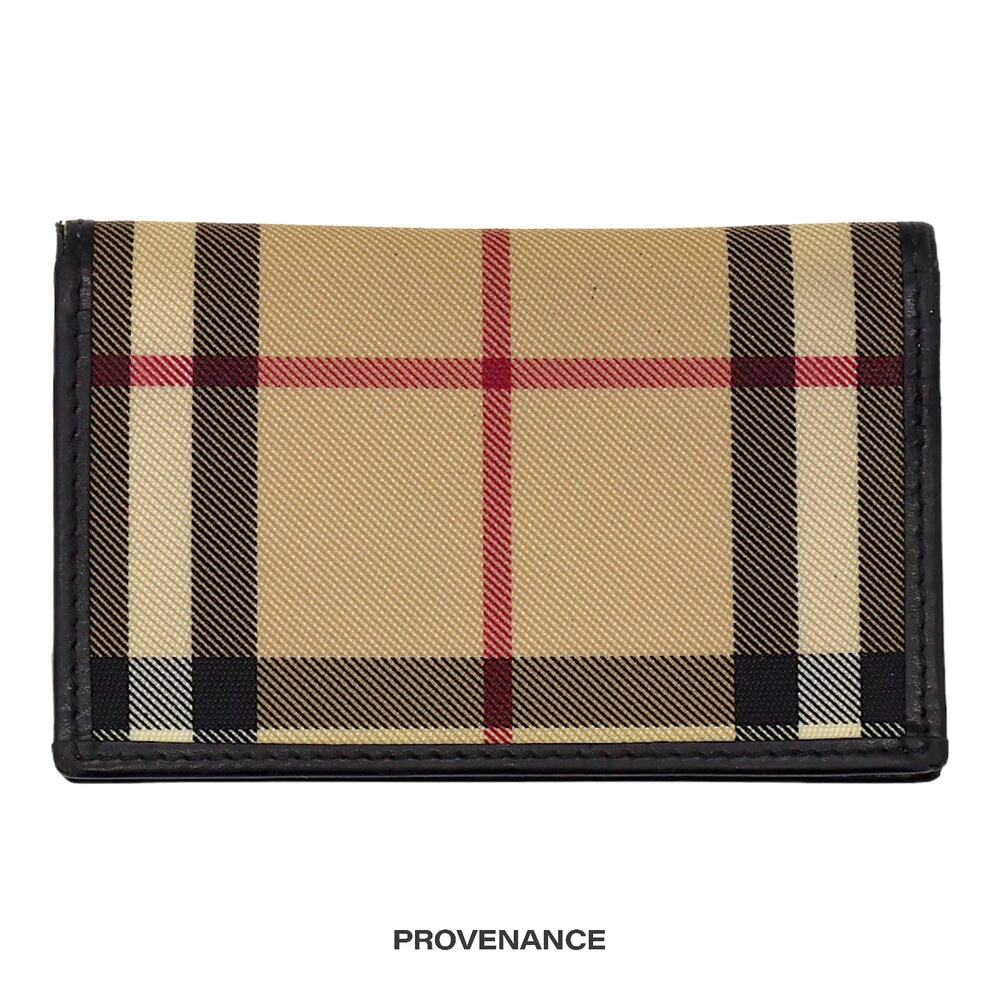 🔴 Burberry ID Pocket Organizer Wallet - Nova Check - Picture 2 of 7
